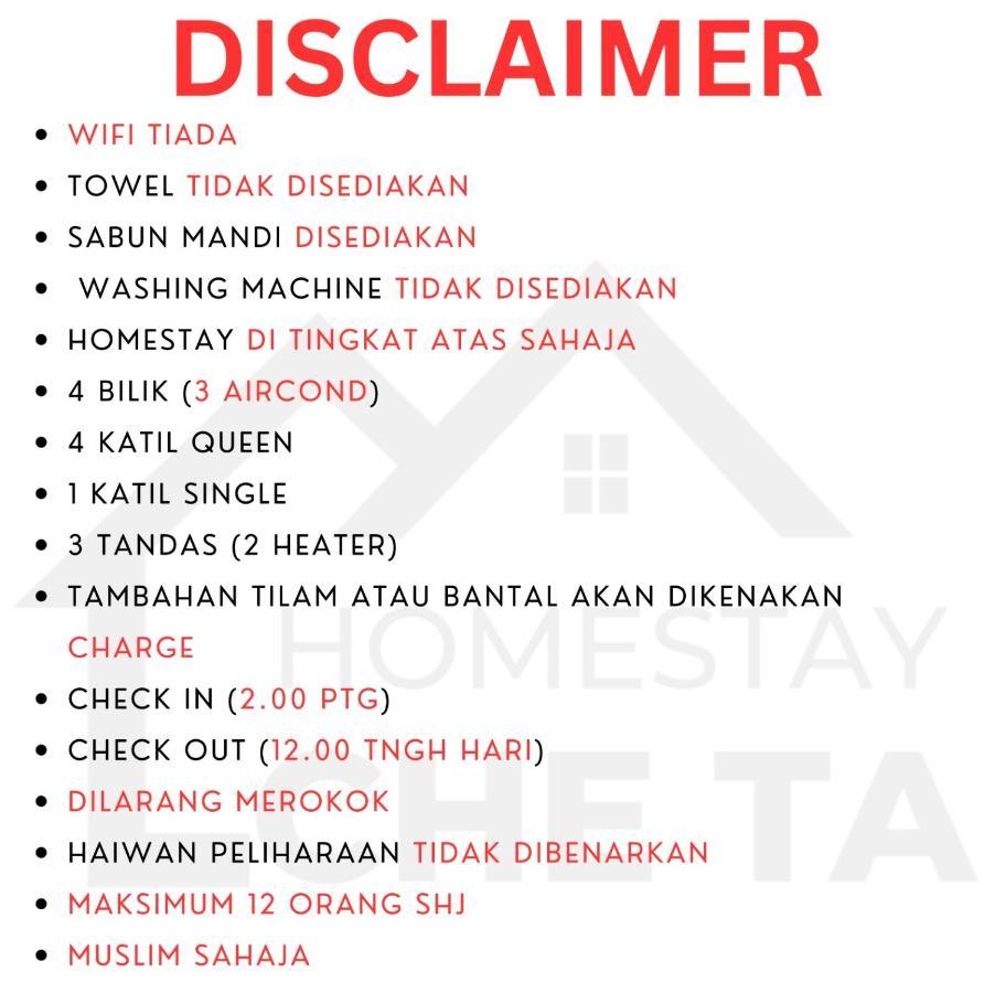 Homestay Che Ta Terengganu Kuala Terengganu Kültér fotó